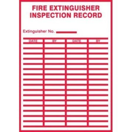 ACCUFORM Fire Safety Label, LFXG529XVE LFXG529XVE